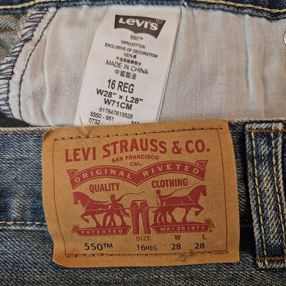 NWT 550 LEVIS JEANS - Picture 3 of 7